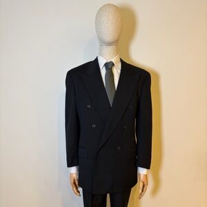 Vintage Bigsby & Kruthers 100% Wool Double Breasted Blazer - 42R